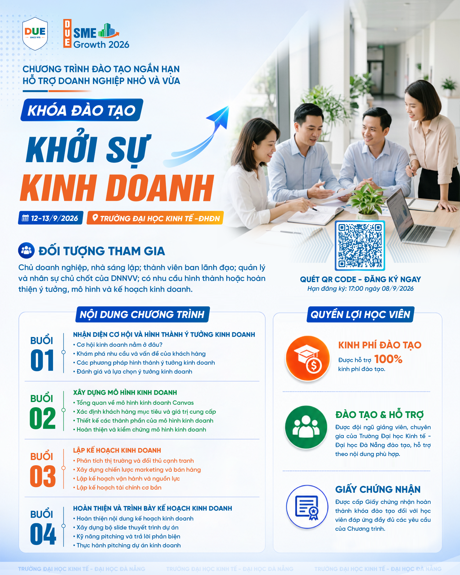 Khóa đào tạo Khởi sự kinh doanh - Trang bị nền tảng, kiến tạo cơ hội phát triển cho doanh nghiệp nhỏ và vừa